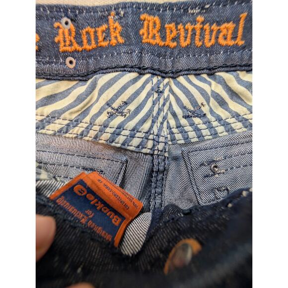 ROCK REVIVAL Sora Skinny Jeans NWOT Women's Size 27* Y2K Whiskered Distressed - Picture 8 of 11